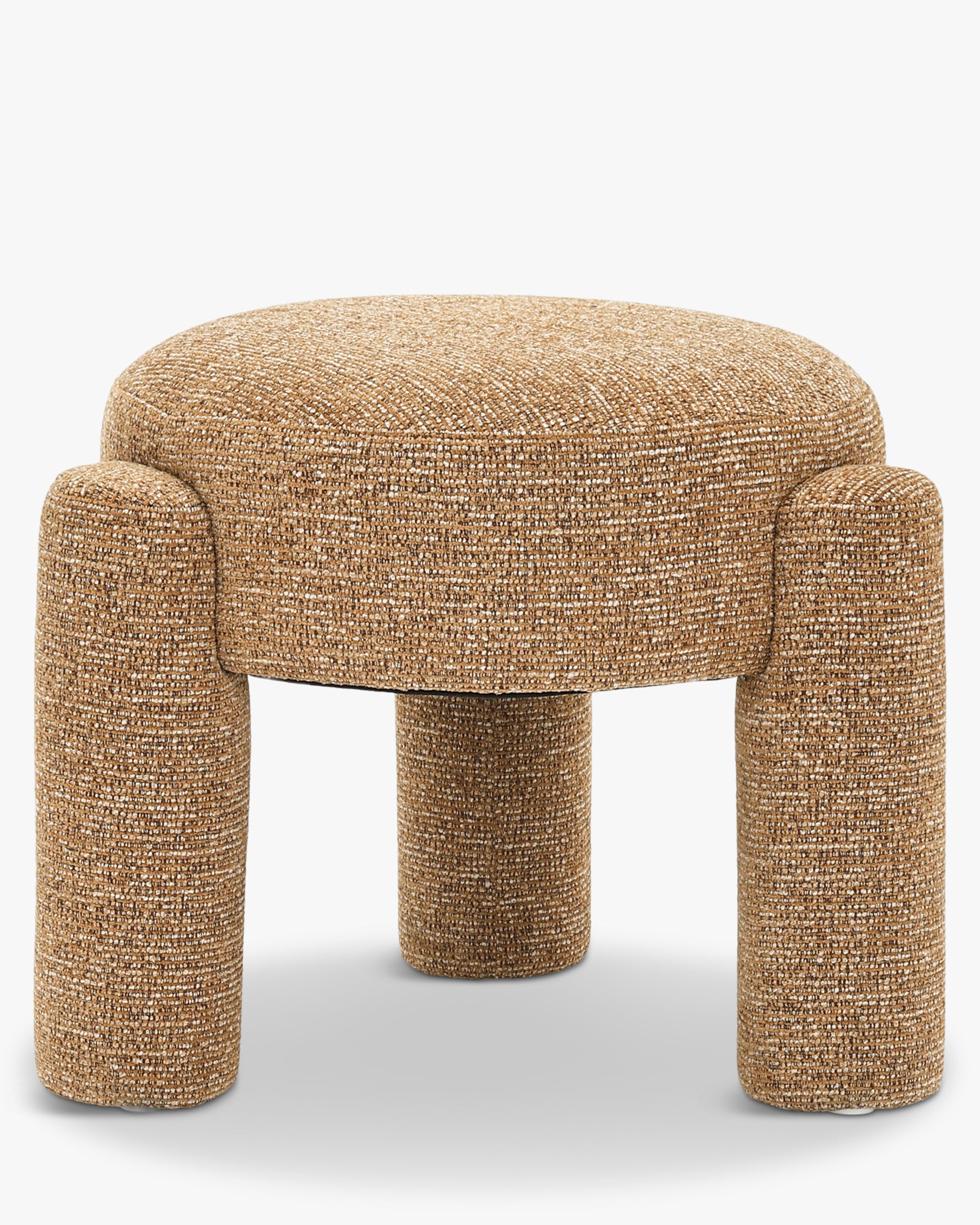 Pouf, Oak brown tweed NV GALLERY LUQA1