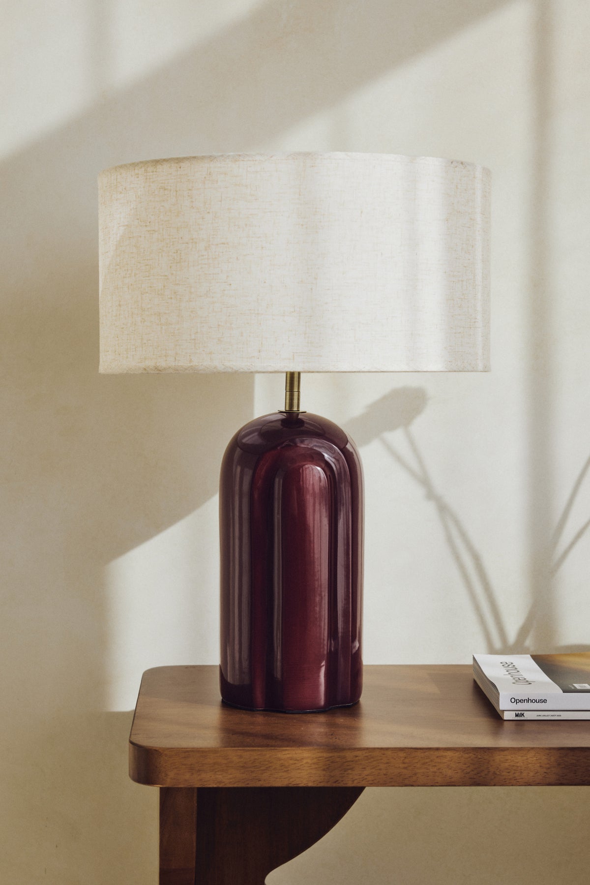 Table lamp, Bordeaux red - NV GALLERY
