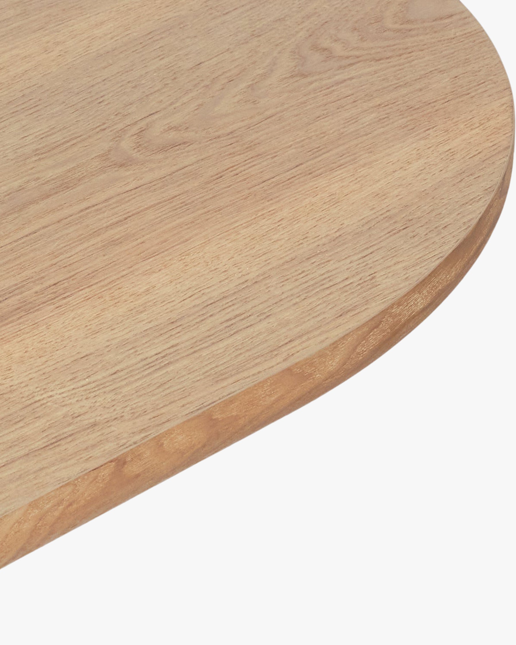 Extendable dining table - Natural ash wood with grain - NV GALLERY