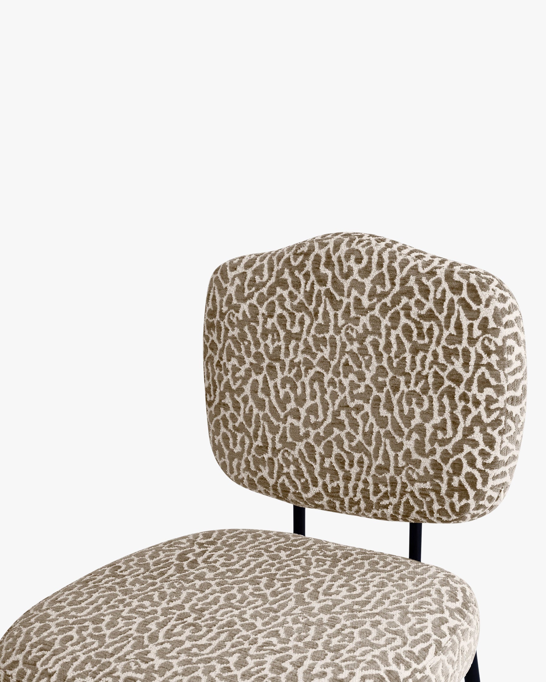 Silla, Marrón leopardo & metal negro - NV GALLERY - MOGAN – NV Gallery