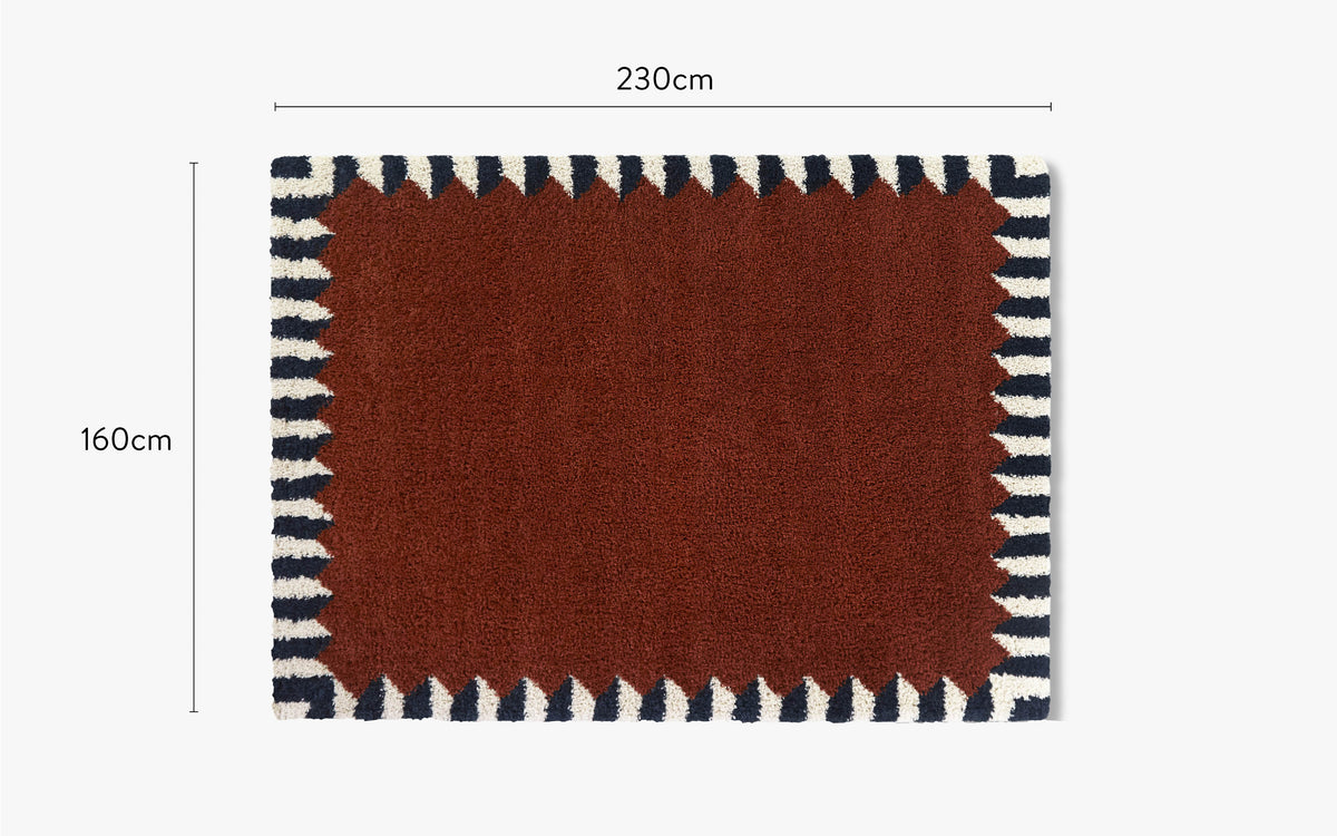 dimensions tapis design ardmore petit format