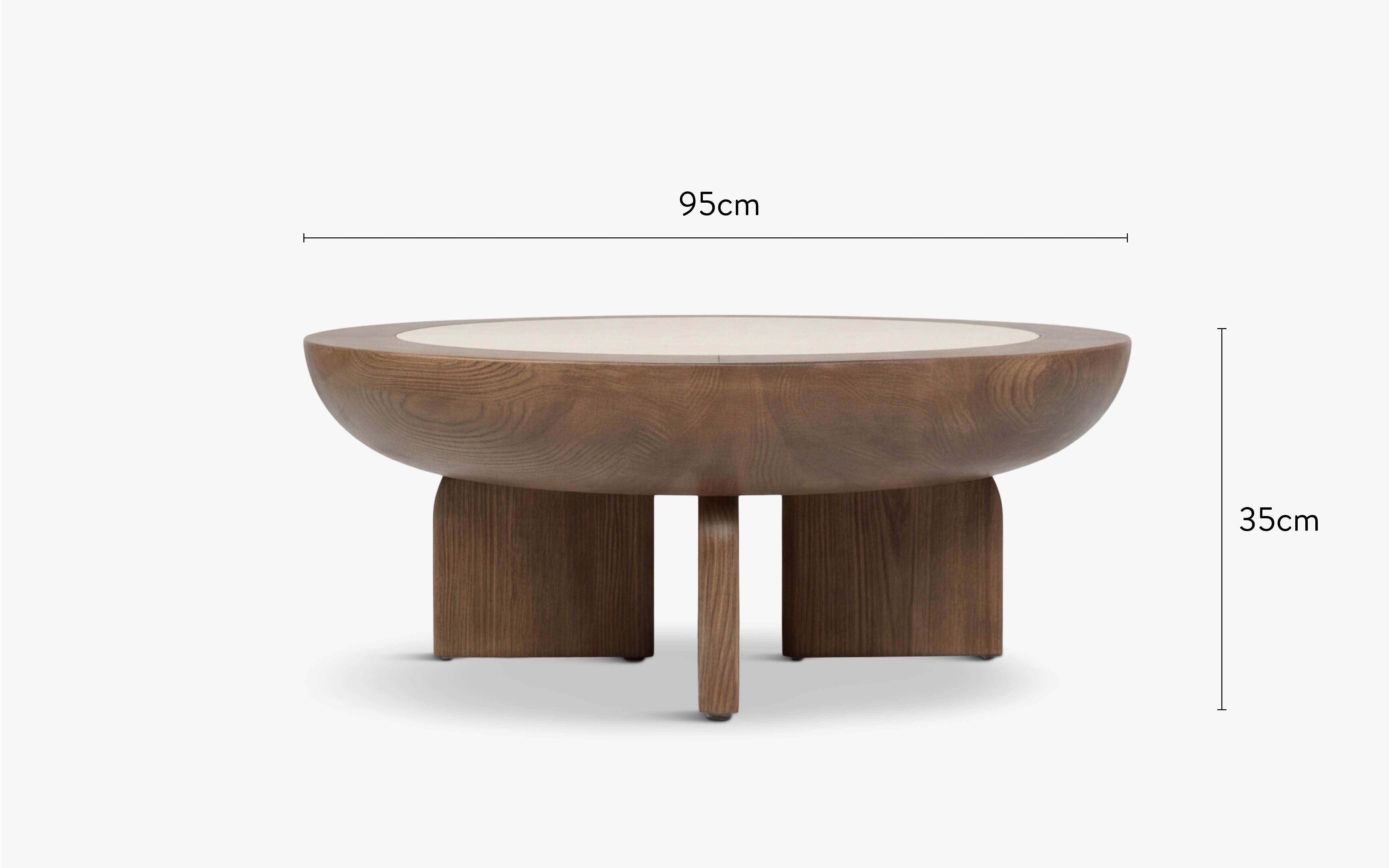 dimensions table basse saturne - NV GALLERY