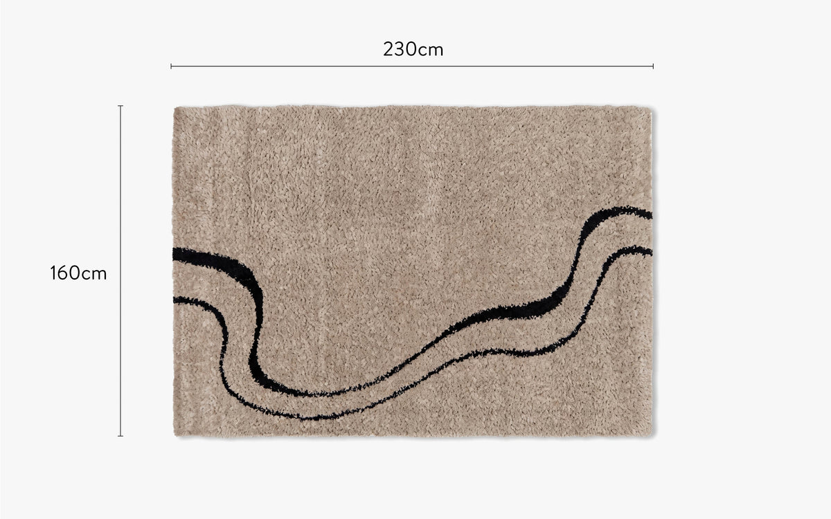 dimensions tapis design drift petit format
