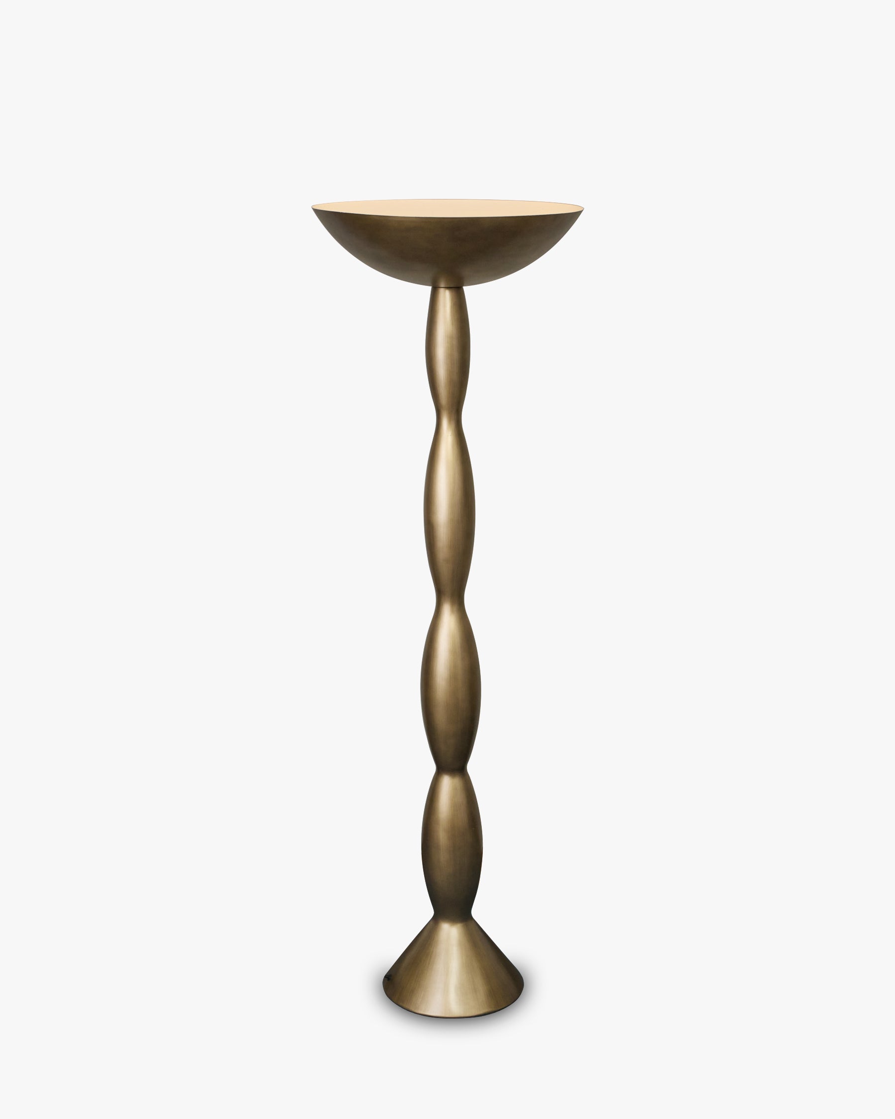 Lampadaire Ardenia - bronze brossé - vue de face, angle différent