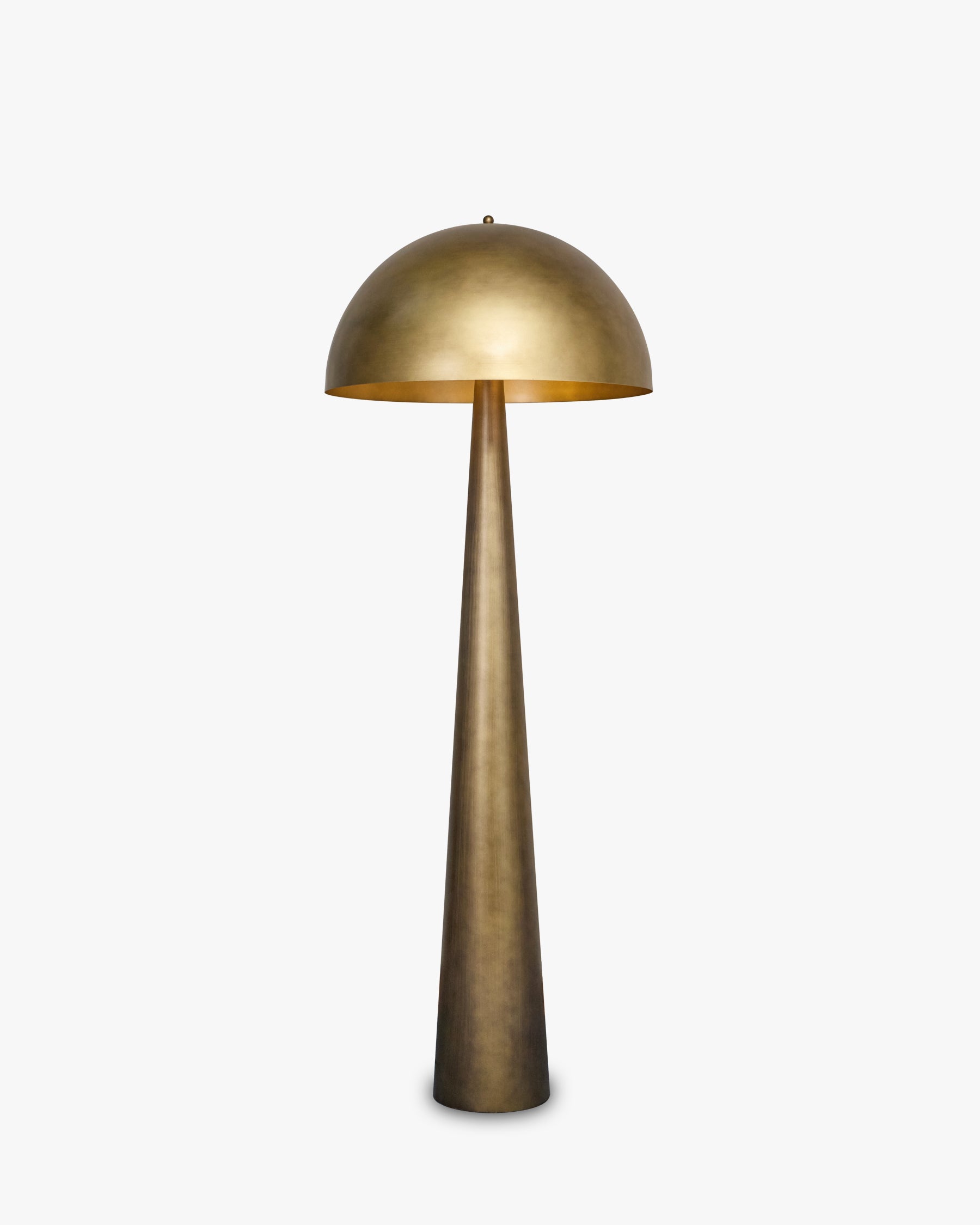 Lampadaire Olympia - bronze finition laiton brossé - vue de face, angle différent