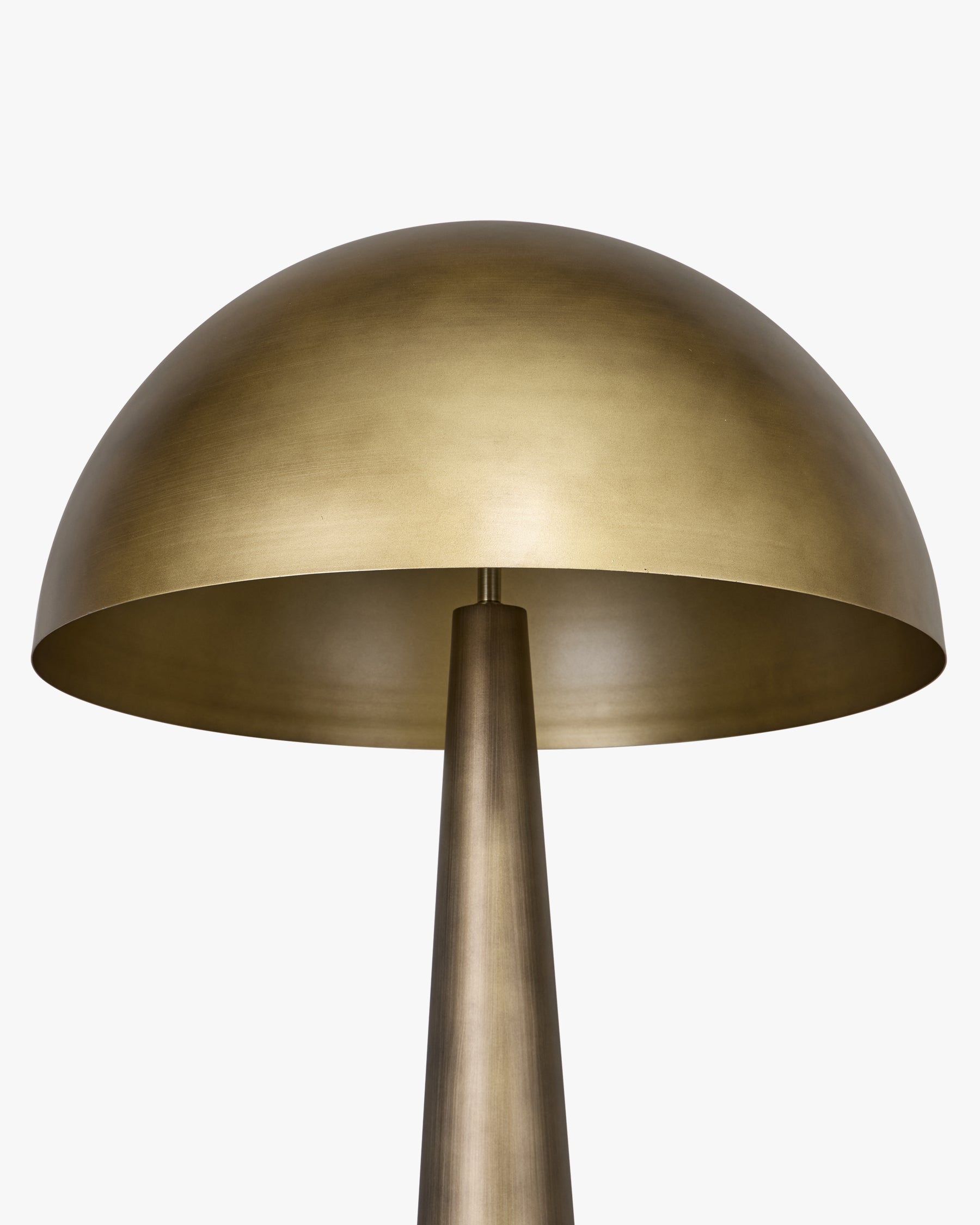 Lampadaire Olympia - jonction abat-jour et pied en détail