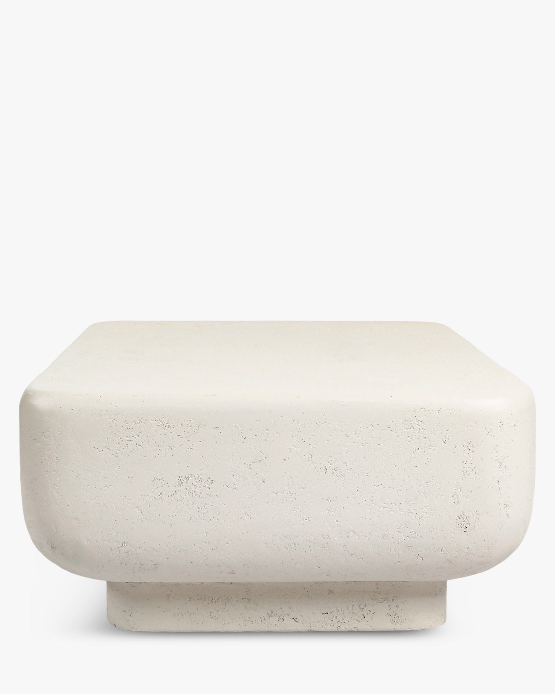 Table basse, Blanc effet ciment - NV GALLERY - LITHOS – NV Gallery