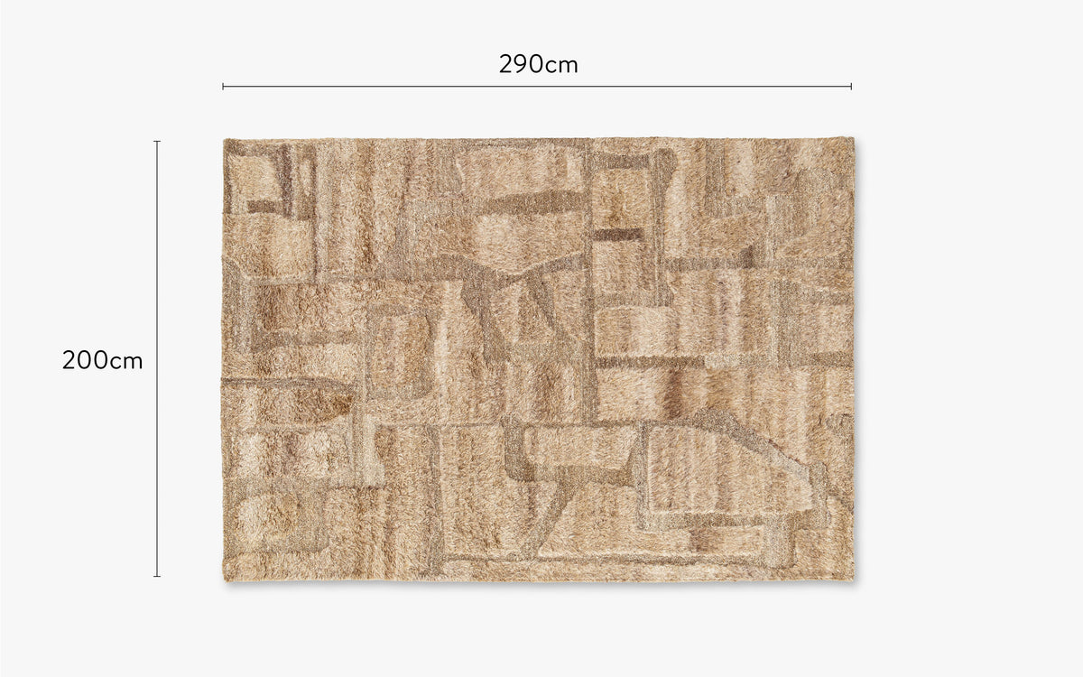 dimension tapis design shard