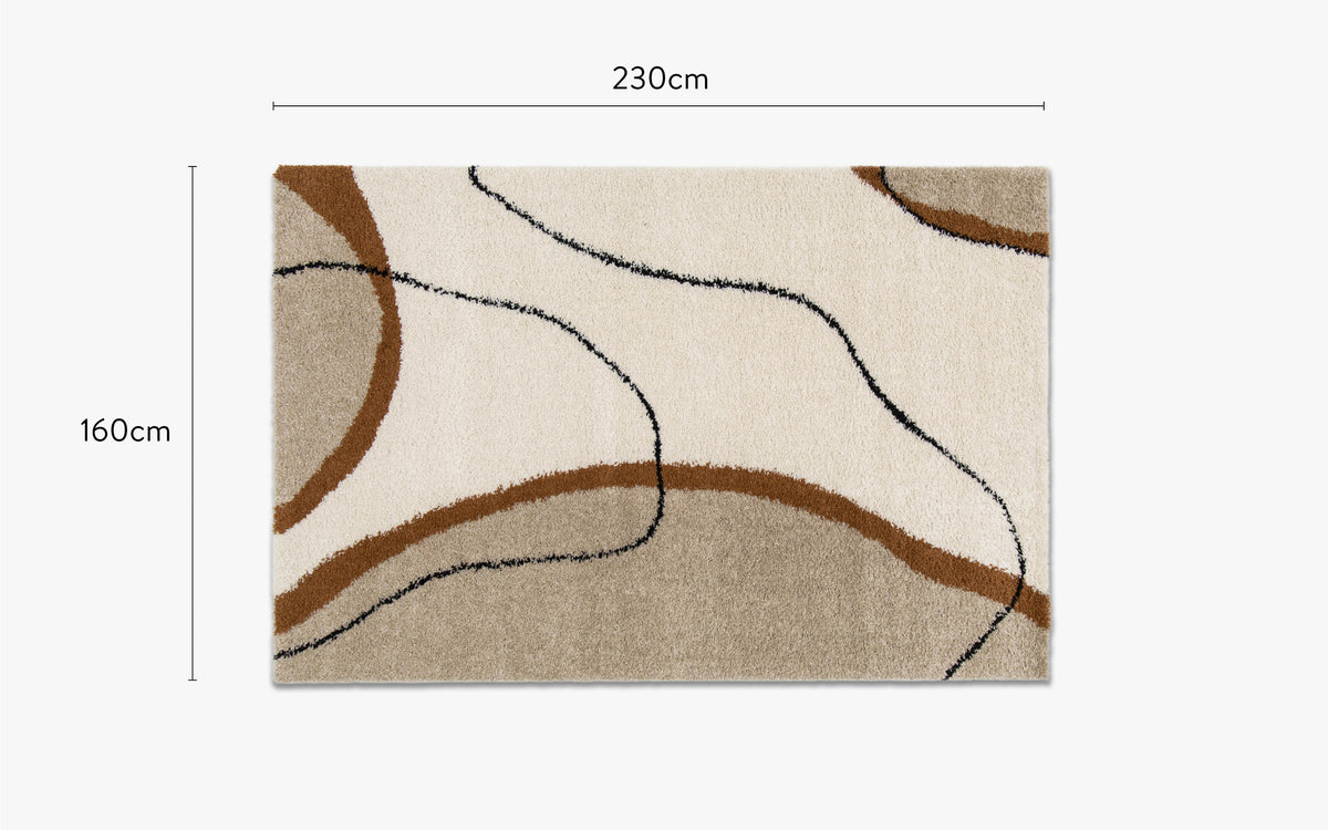 dimensions tapis design solano petit format