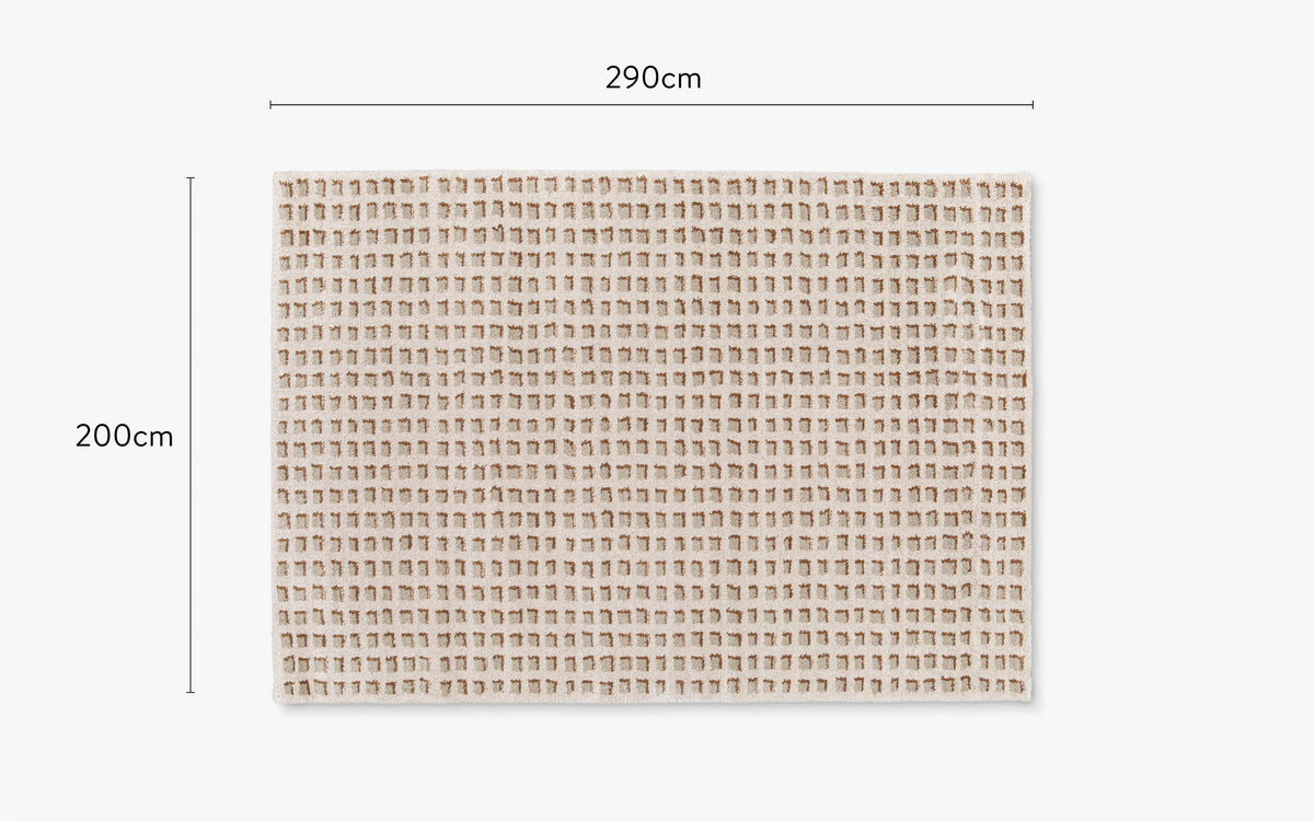 dimensions tapis design weave grand format